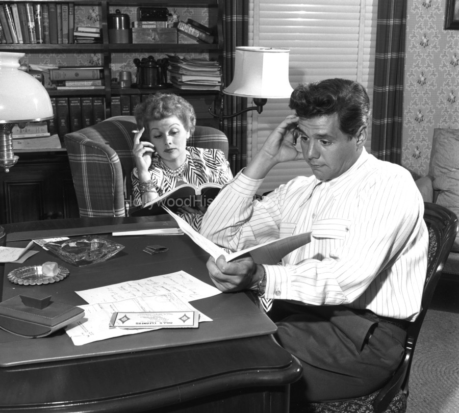 Lucille Ball 1949 With Desi Arnaz WM.jpg